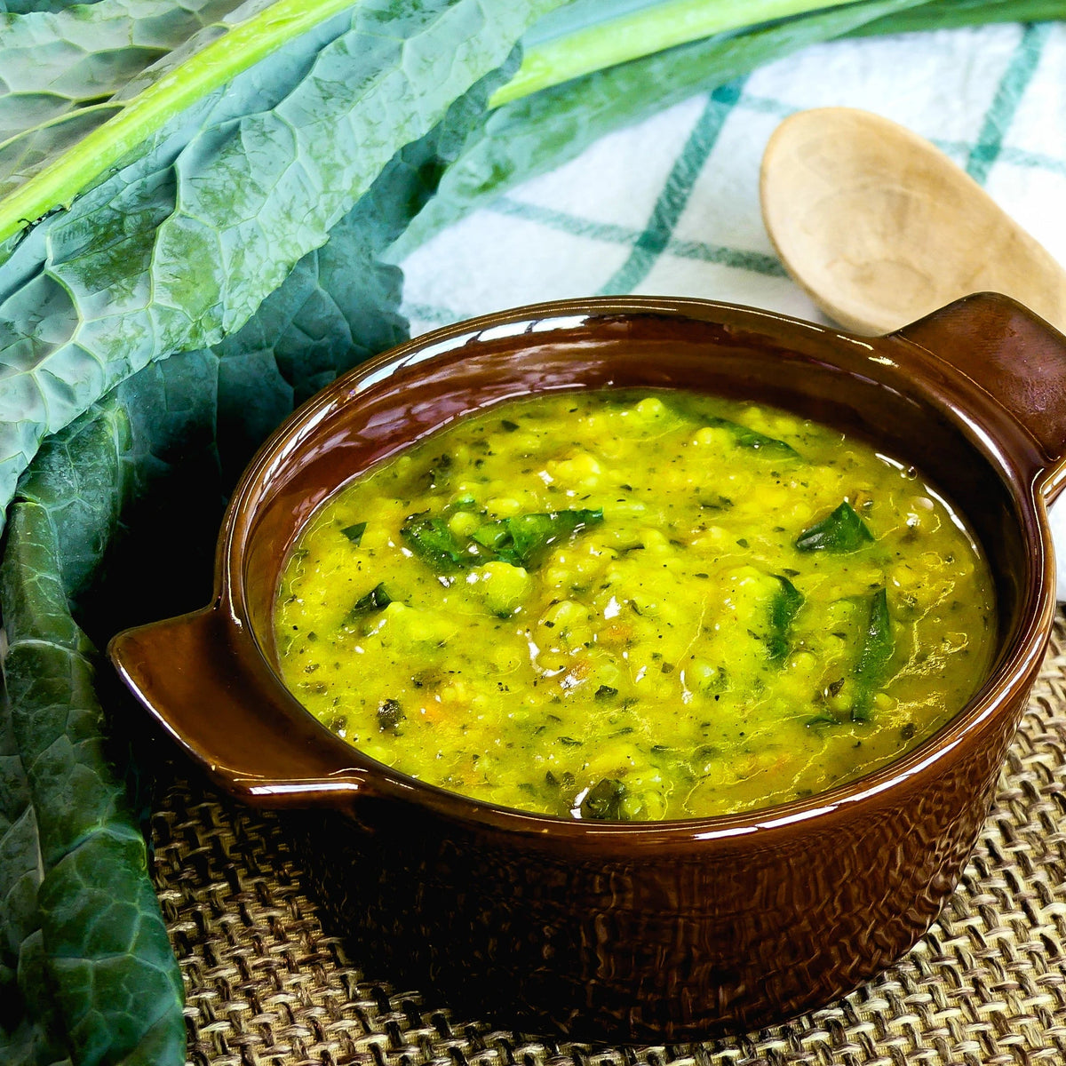 Zuppa di Legumi Bio Saporita – Cavolo Nero e Spirulina - LEGÙ