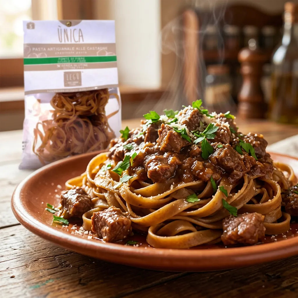Tagliatelle alle Castagne – Pasta Legumi e Cereali - LEGÙ