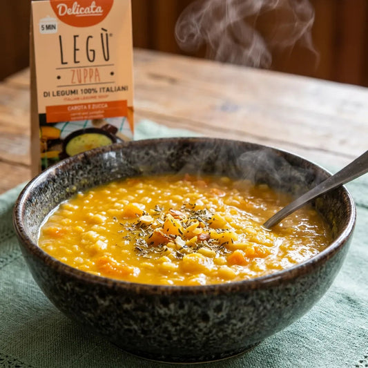 Zuppa di Legumi Bio Delicata – Carota e Zucca - LEGÙ